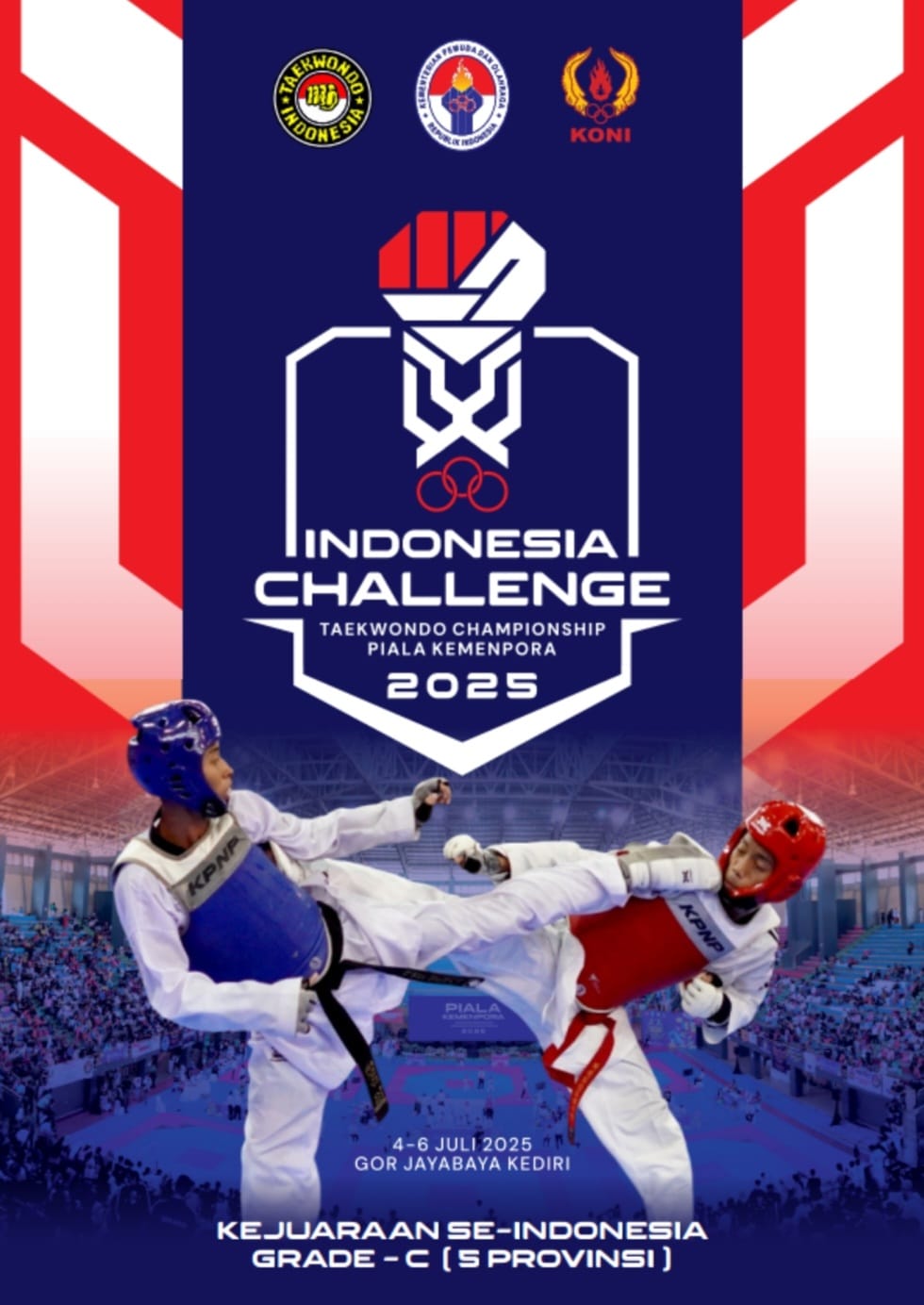 Ajang Pertarungan Prestasi Taekwondo di Tanah Air Taekwondo Indonesia Dojang patriotwonosobo